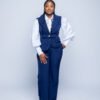 ensemble coordonné bleu majesté – commandante déborah