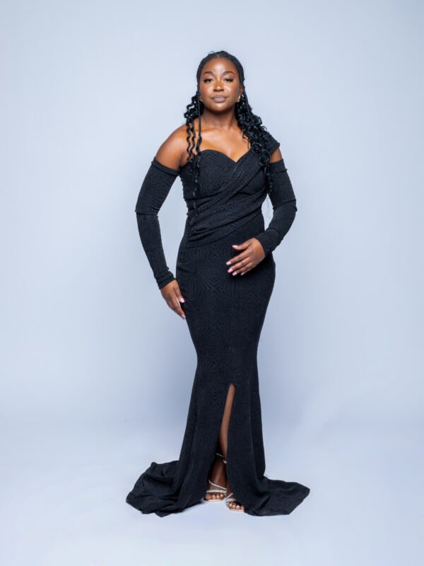 robe sirène Ébène – reine salomé