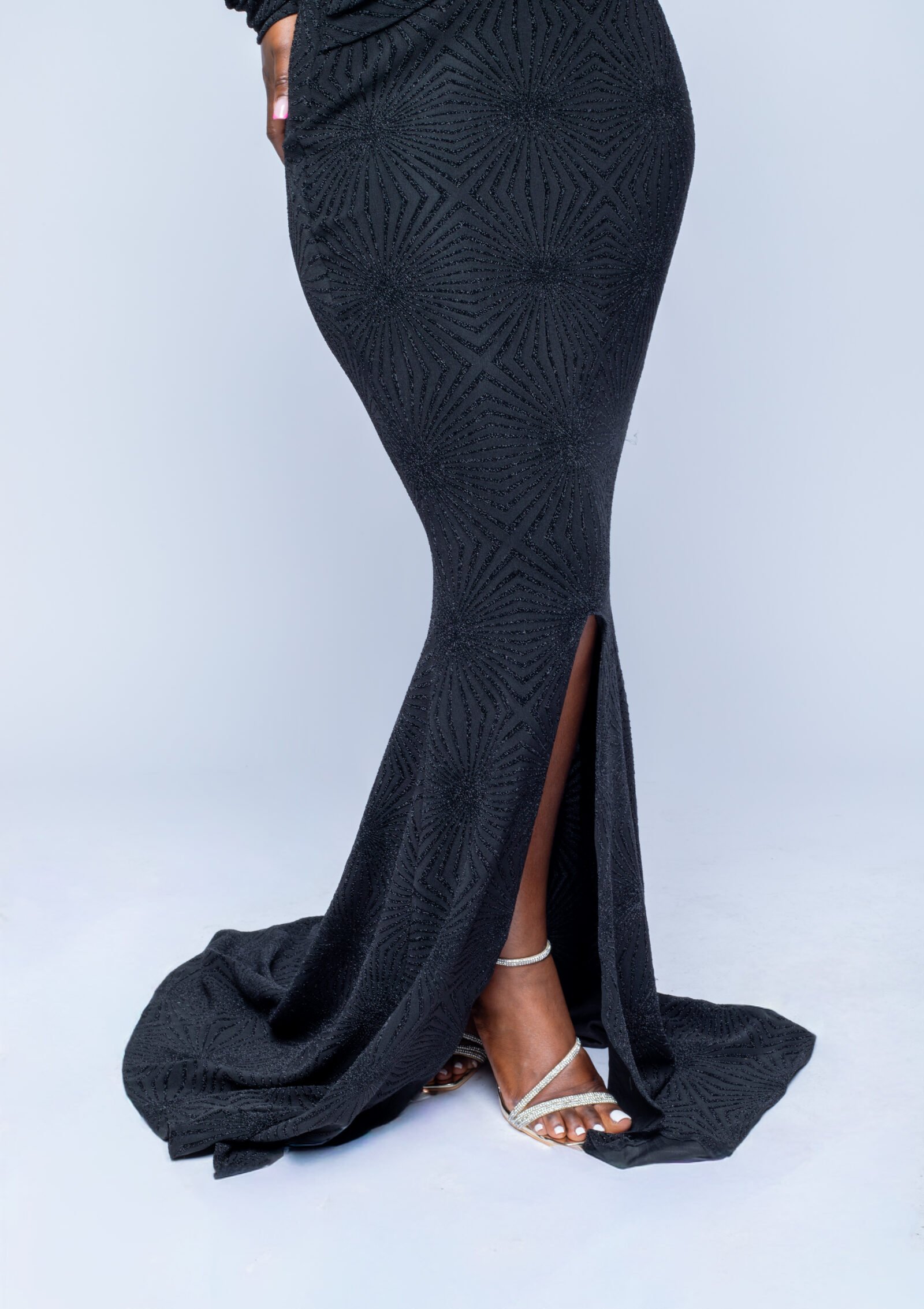 robe sirène Ébène – reine salomé