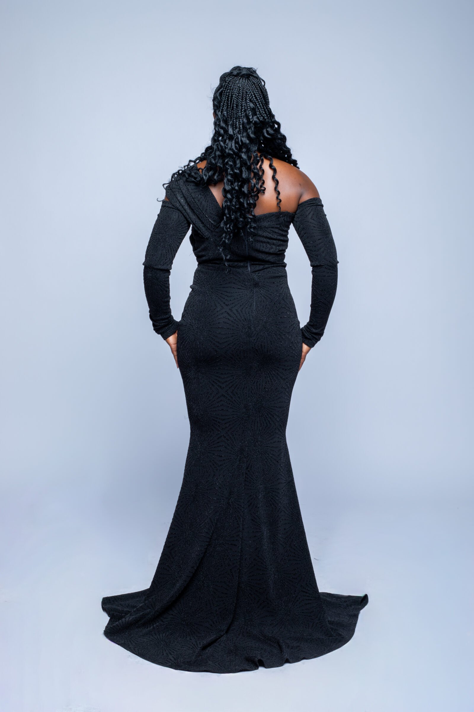 robe sirène Ébène – reine salomé