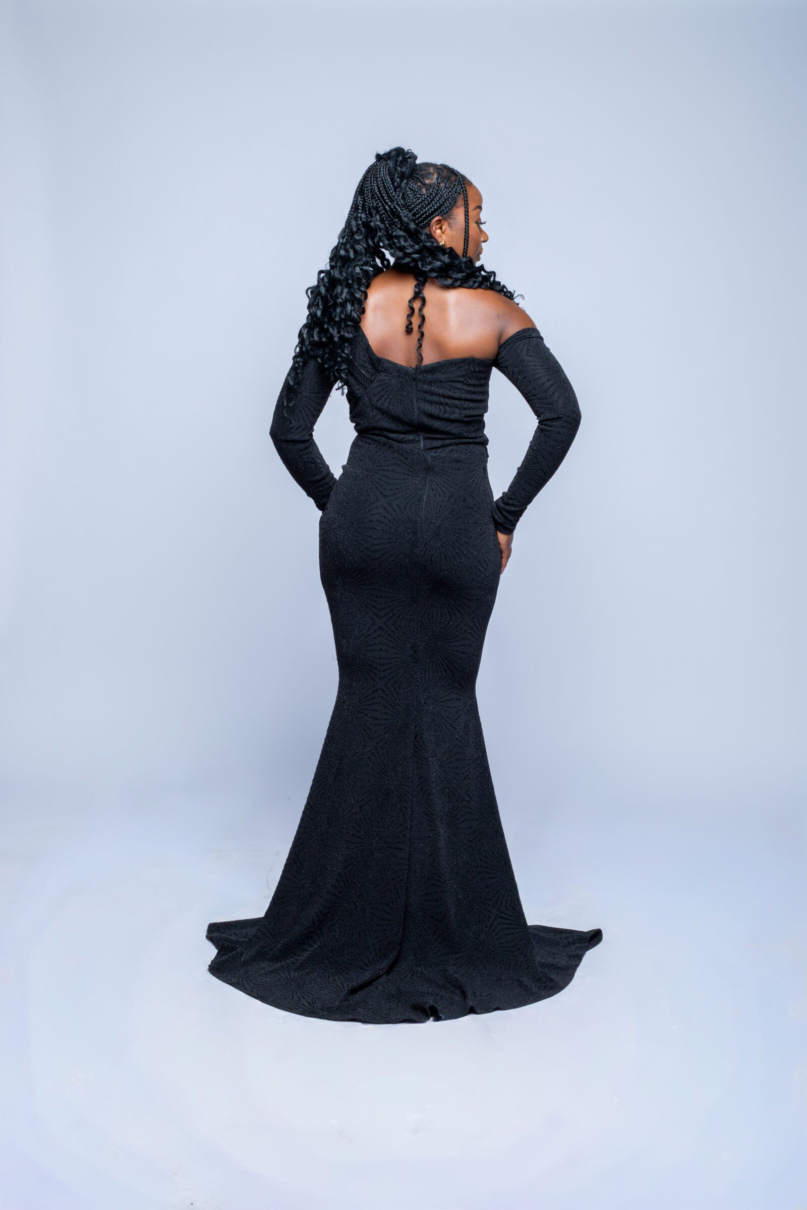 robe sirène Ébène – reine salomé