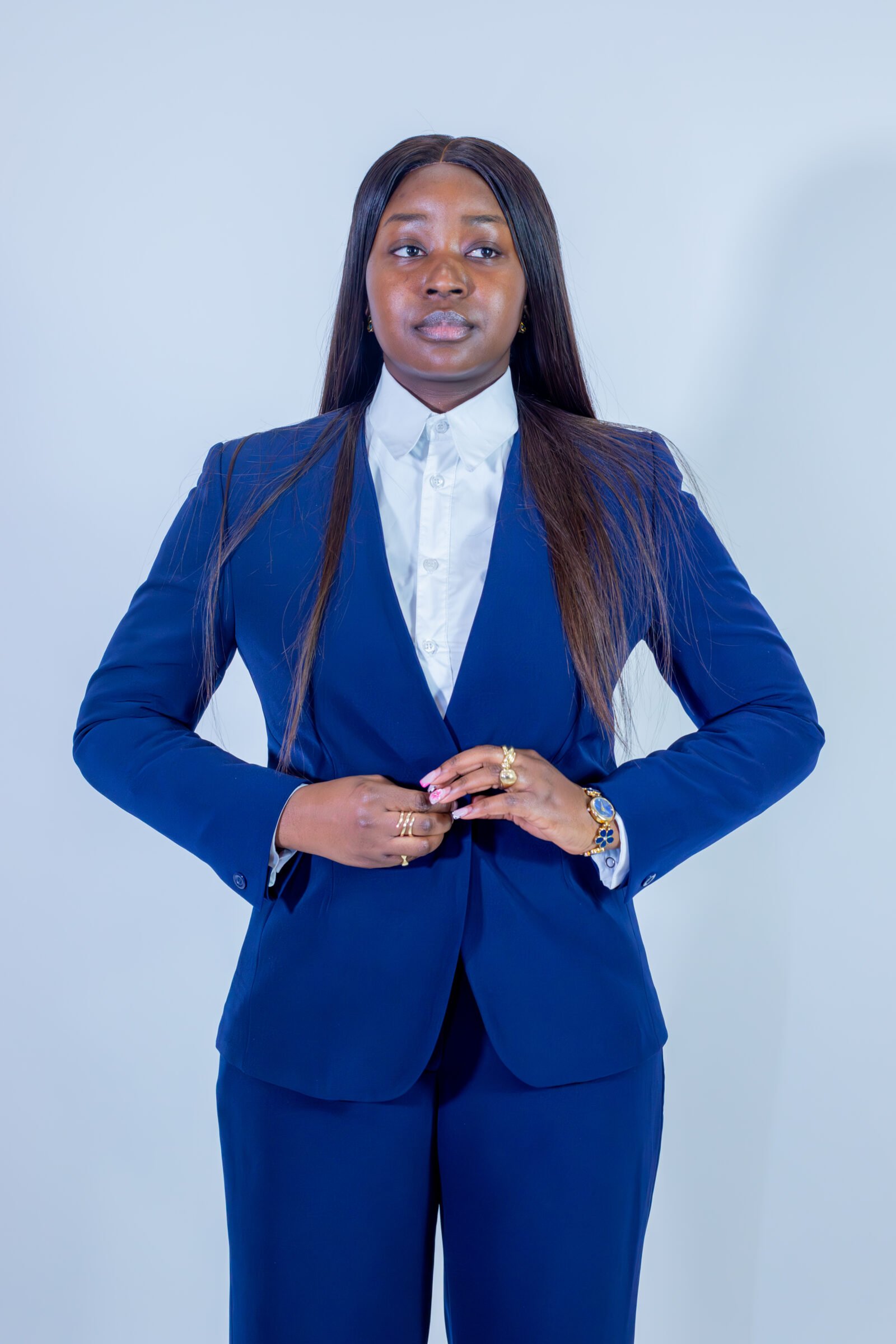 ensemble tailleur royal – esther de saphir