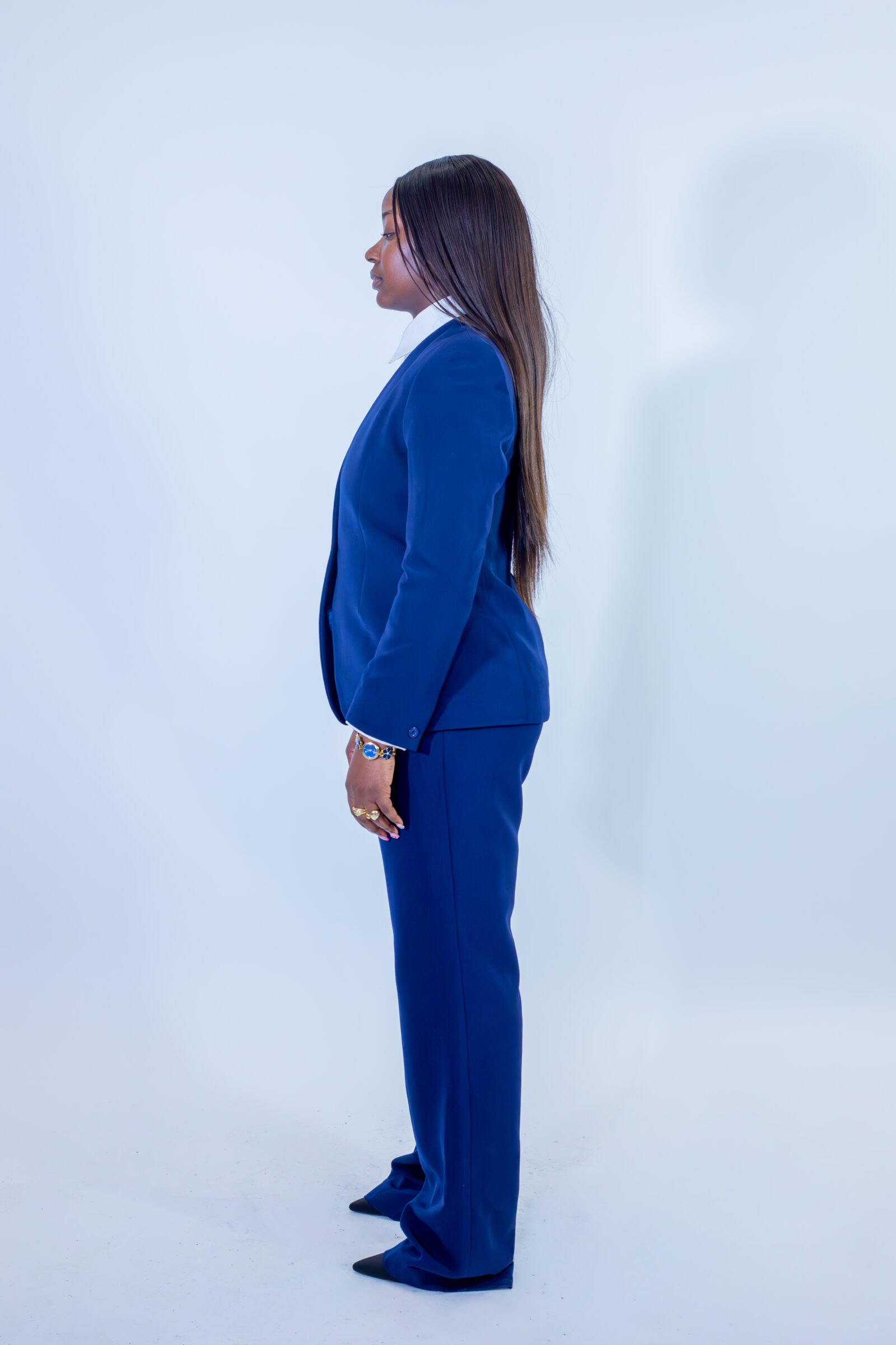 ensemble tailleur royal – esther de saphir